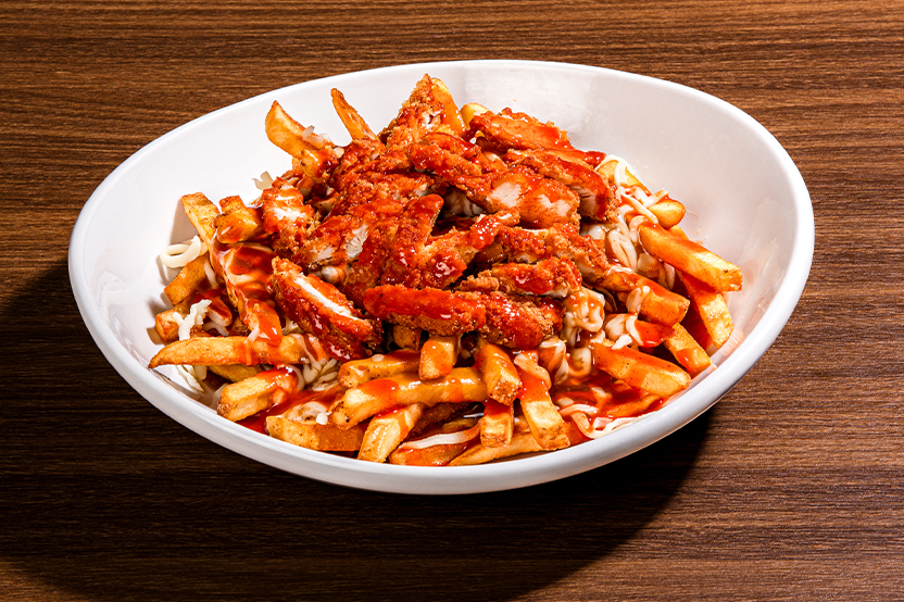 buffalo chicken poutine